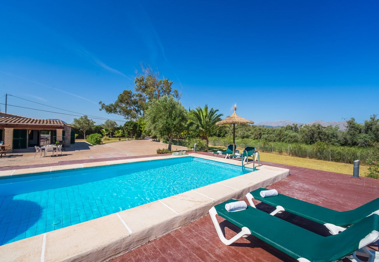 Domaine à Puerto Pollensa - Finca près de la mer Ses Rotes avec piscine à Pollensa