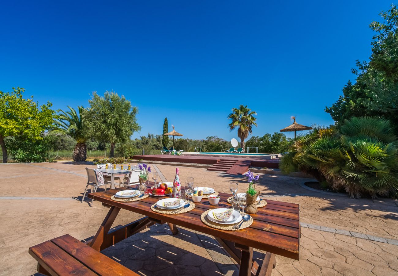 Domaine à Puerto Pollensa - Finca près de la mer Ses Rotes avec piscine à Pollensa