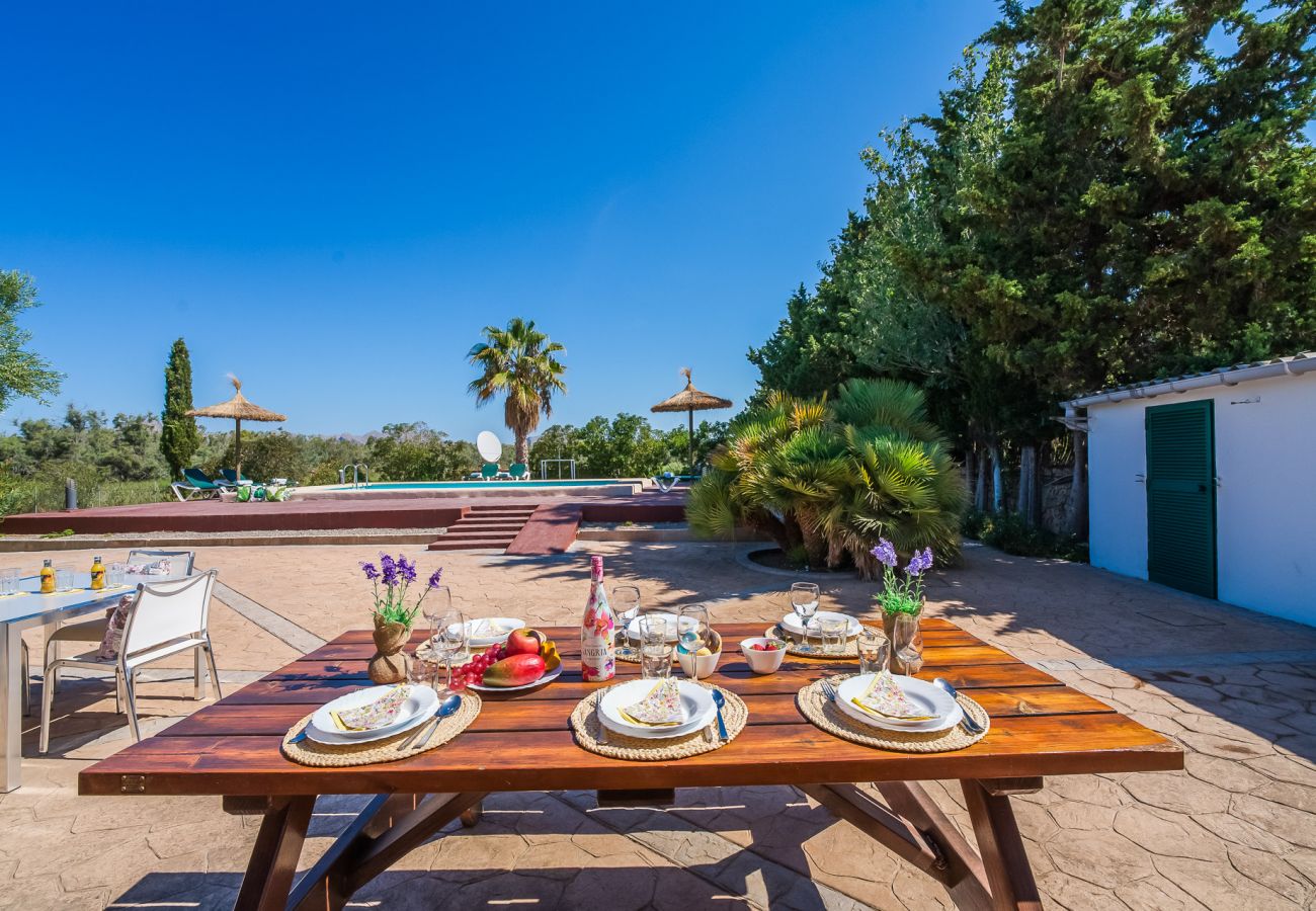 Domaine à Puerto Pollensa - Finca près de la mer Ses Rotes avec piscine à Pollensa