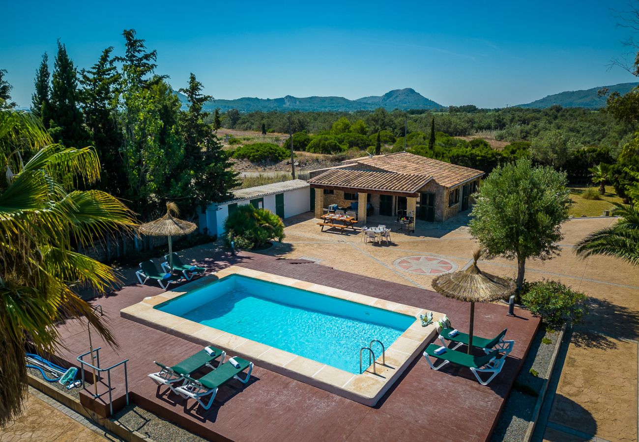 Domaine à Puerto Pollensa - Finca près de la mer Ses Rotes avec piscine à Pollensa