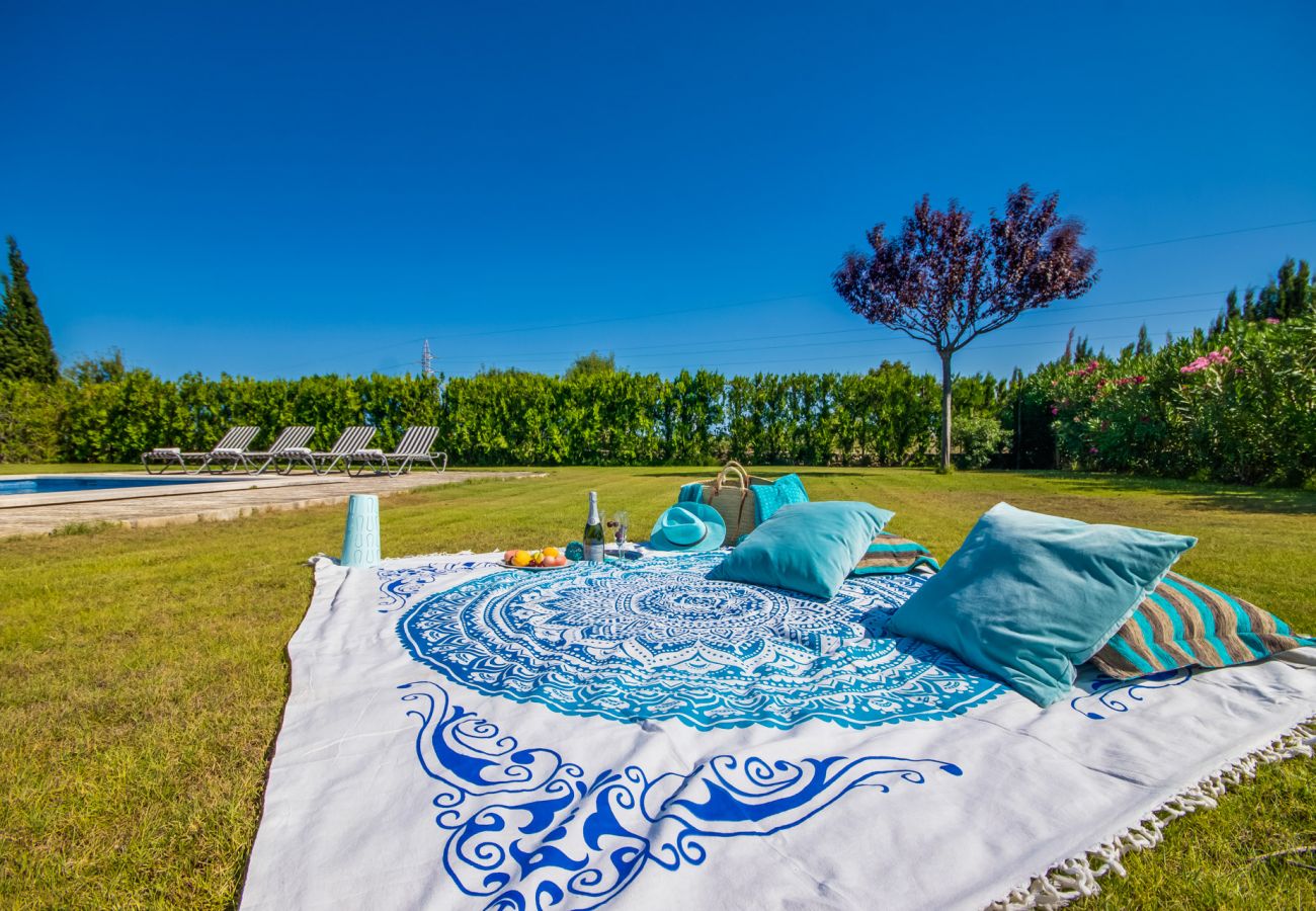 Domaine à Alcudia - Finca Majorquine à Alcudia Ses Poves avec piscine