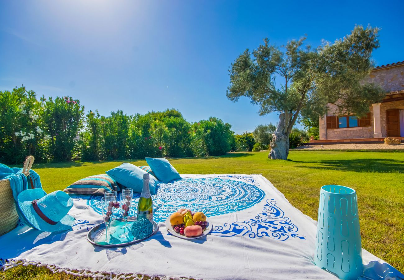 Domaine à Alcudia - Finca Majorquine à Alcudia Ses Poves avec piscine