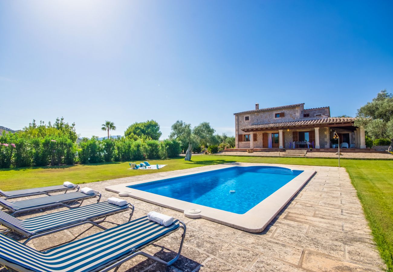 Domaine à Alcudia - Finca Majorquine à Alcudia Ses Poves avec piscine