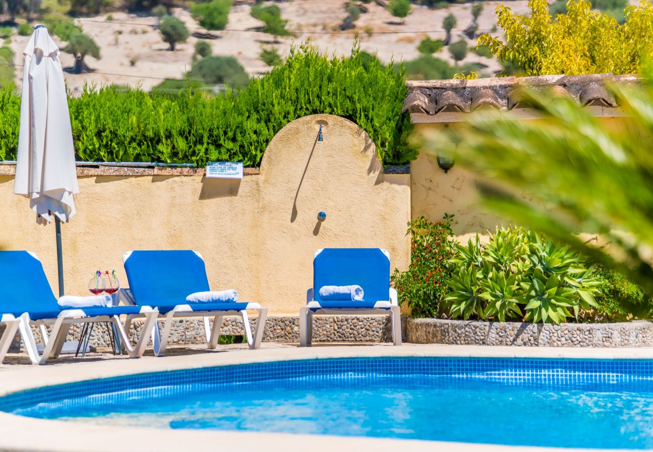 Domaine à Pollensa - Finca rustique à Pollensa Sa Sort Llarga avec piscine