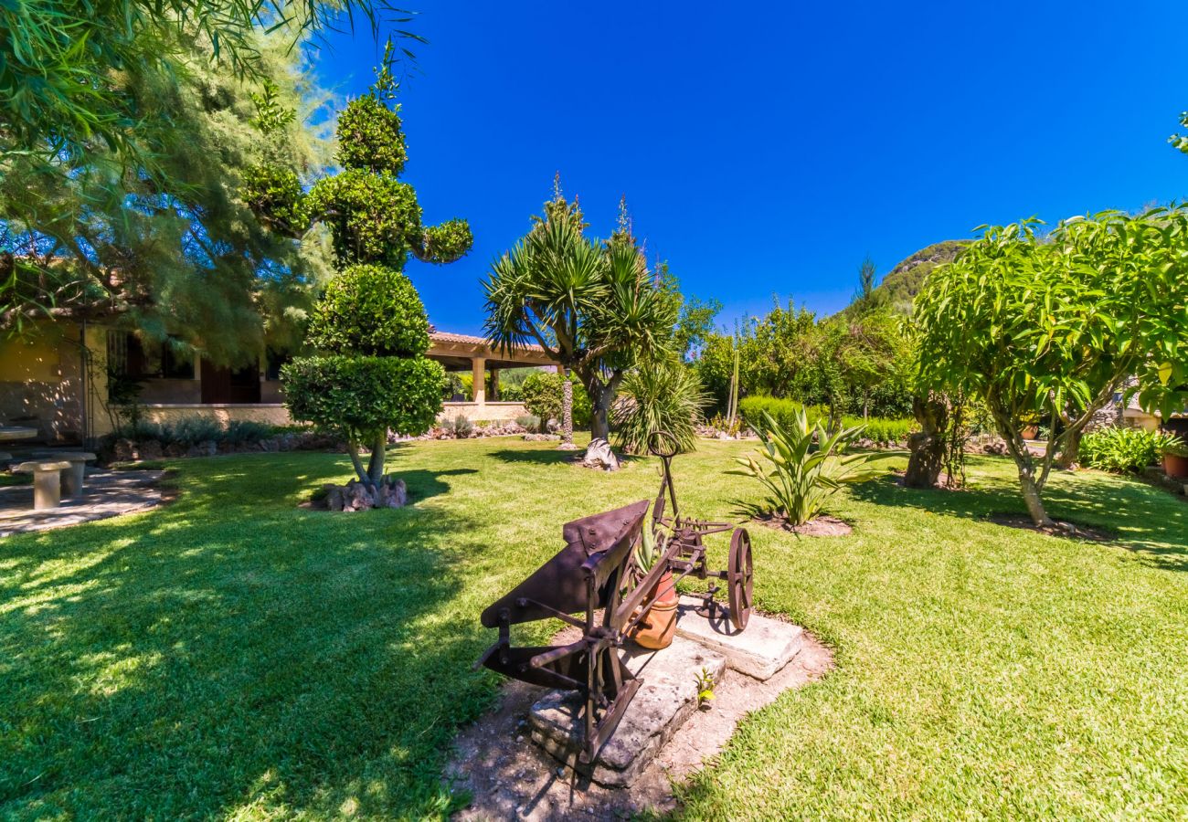 Domaine à Pollensa - Finca rustique à Pollensa Sa Sort Llarga avec piscine