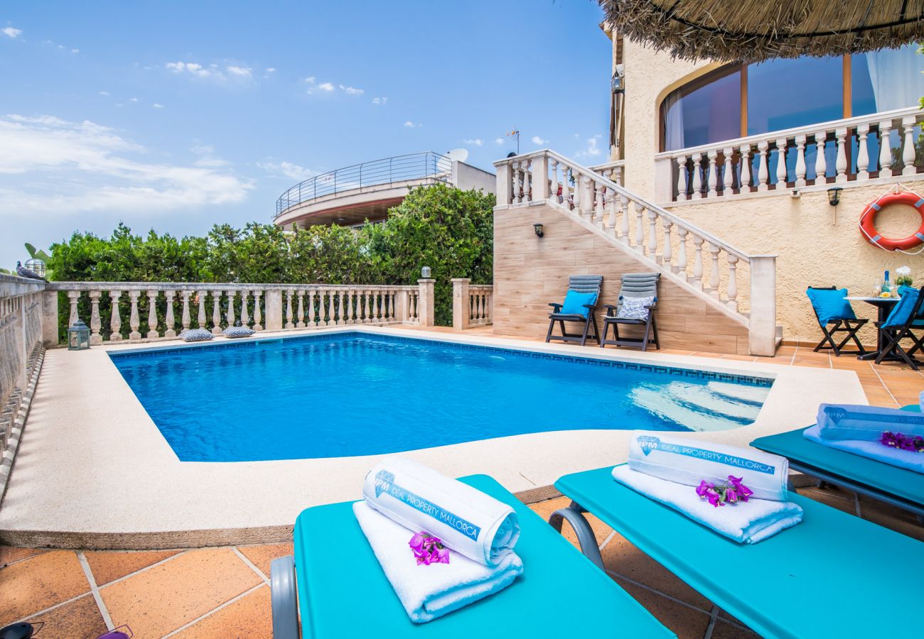 Maison à Alcanada - Maison près de la mer Veuremar à Alcudia avec piscine