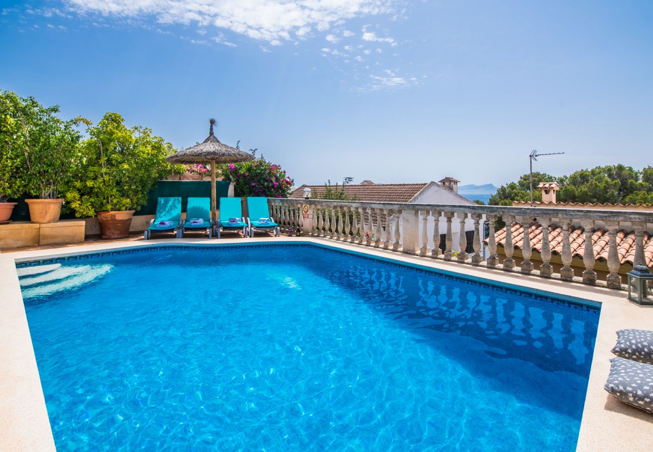 Maison à Alcanada - Maison près de la mer Veuremar à Alcudia avec piscine