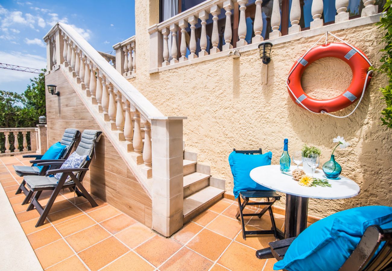 Maison à Alcanada - Maison près de la mer Veuremar à Alcudia avec piscine