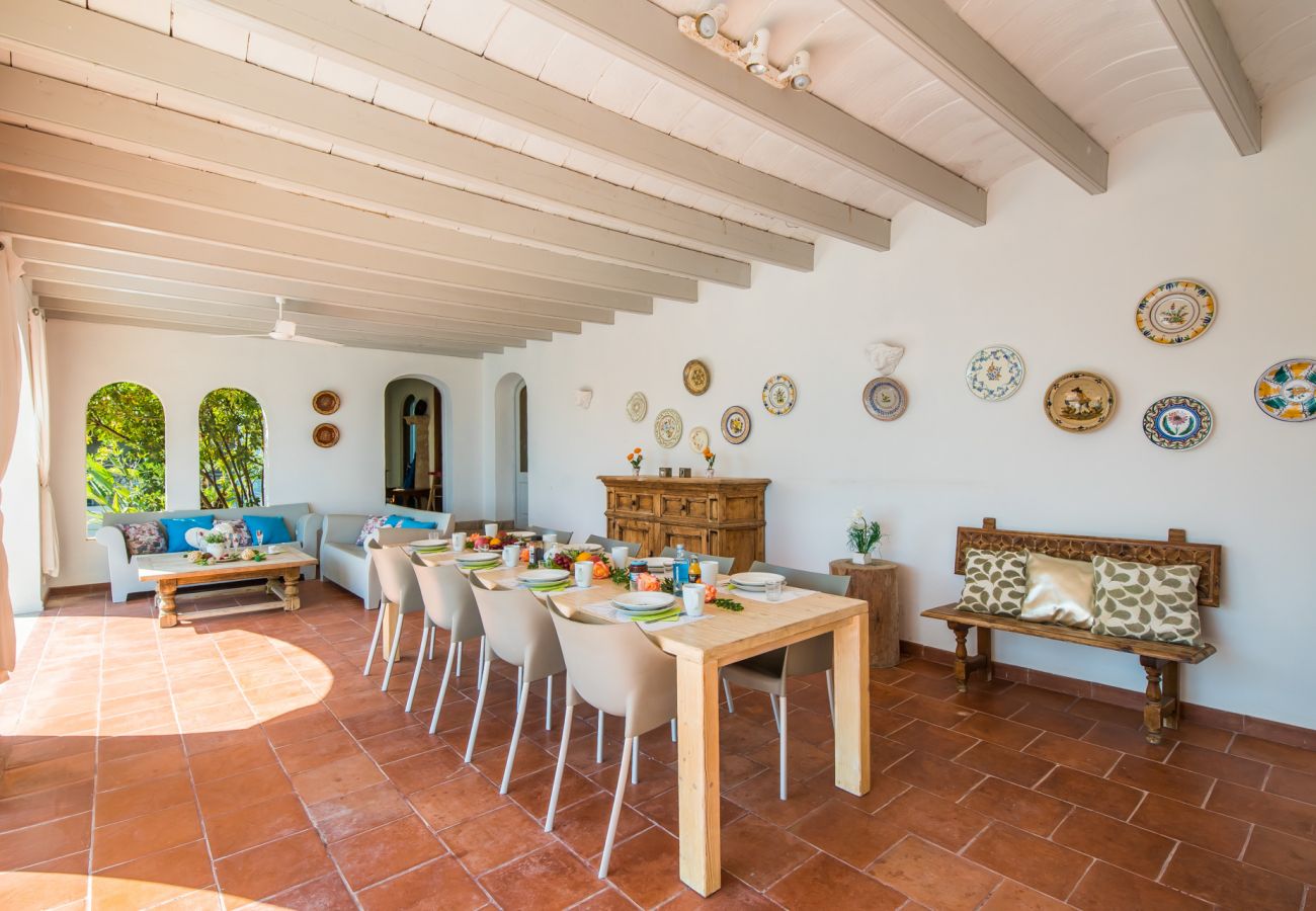 Maison à Capdepera - Maison Mallorca Ram de Mar avec vue sur la mer et piscine