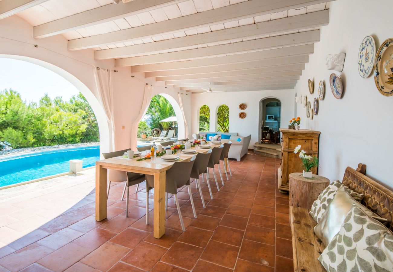 Maison à Capdepera - Maison Mallorca Ram de Mar avec vue sur la mer et piscine