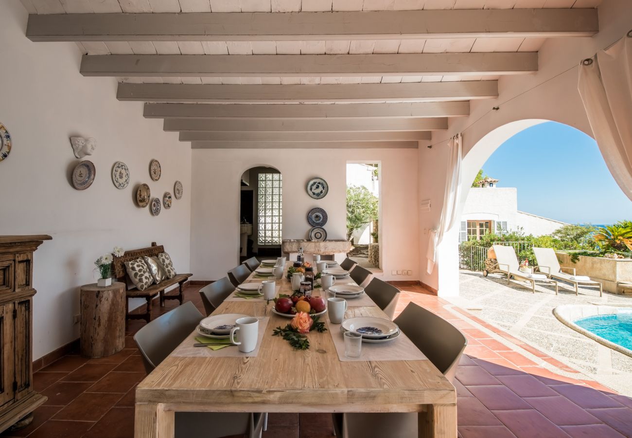 Maison à Capdepera - Maison Mallorca Ram de Mar avec vue sur la mer et piscine