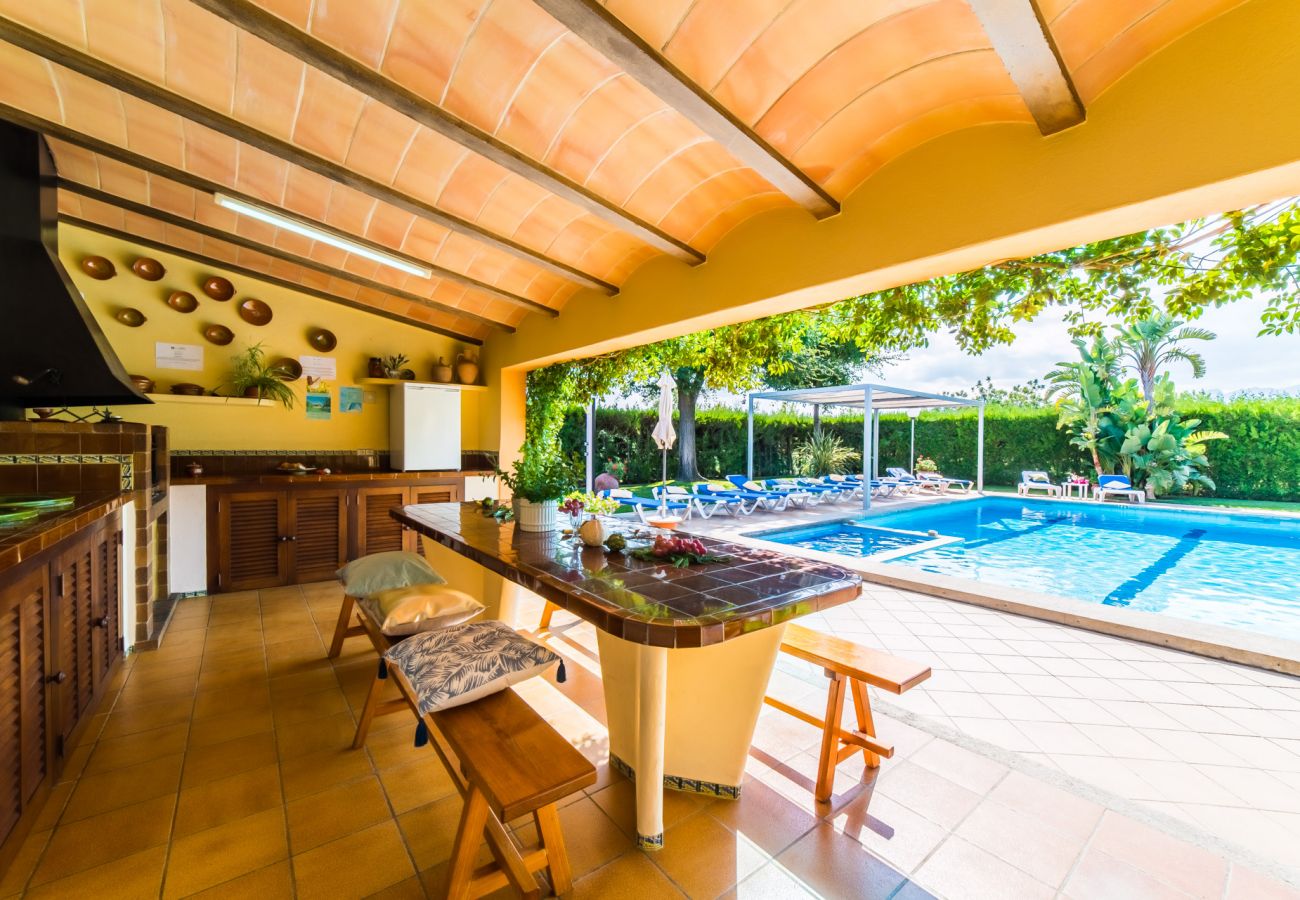 Finca à Pollensa avec piscine, barbecue et jacuzzi