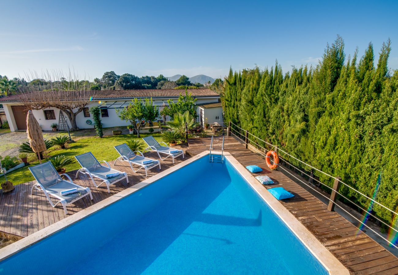 Domaine à Alcudia - Finca Alcudia Sa Vinya Vella près de la plage avec piscine