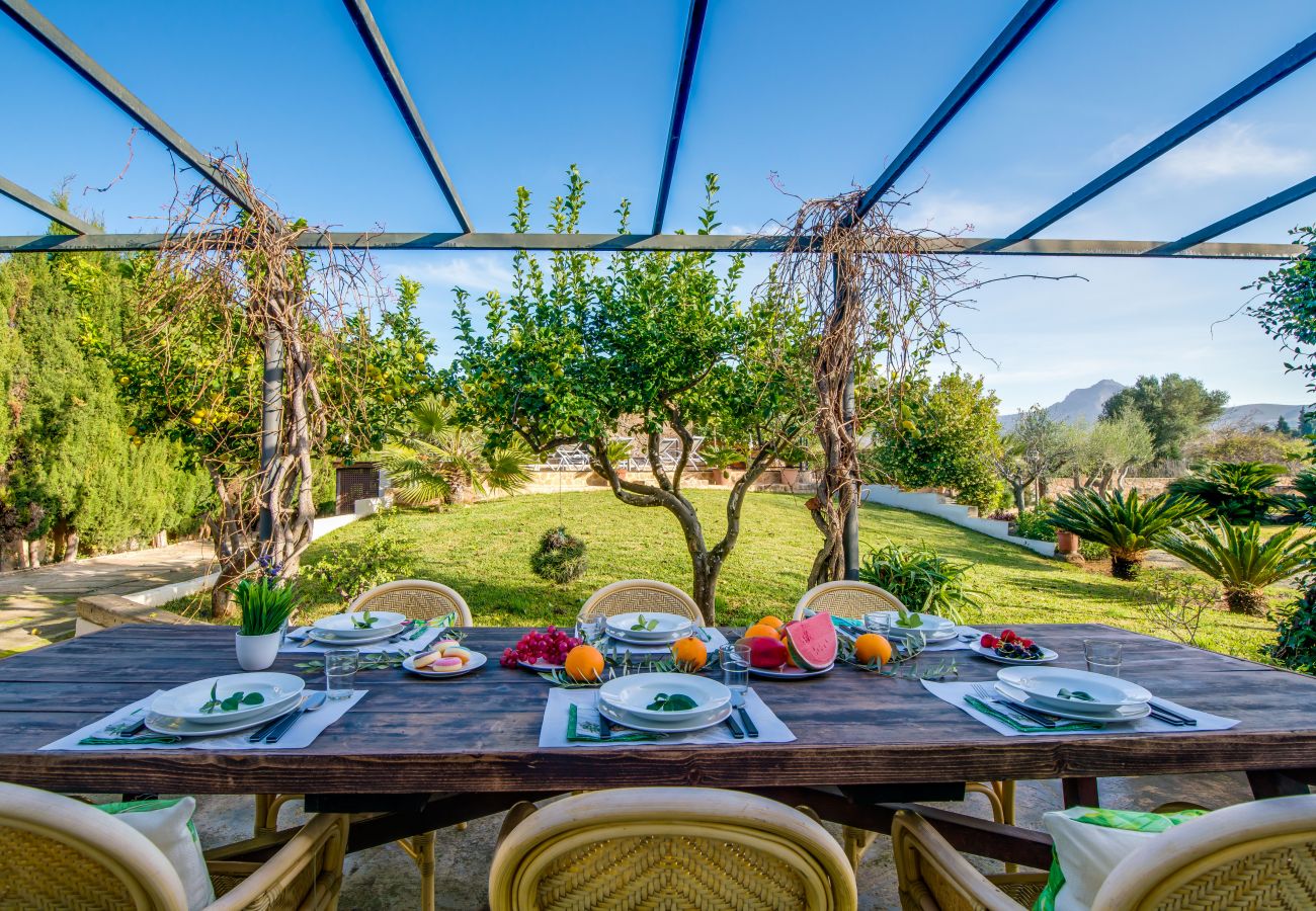 Domaine à Alcudia - Finca Alcudia Sa Vinya Vella près de la plage avec piscine