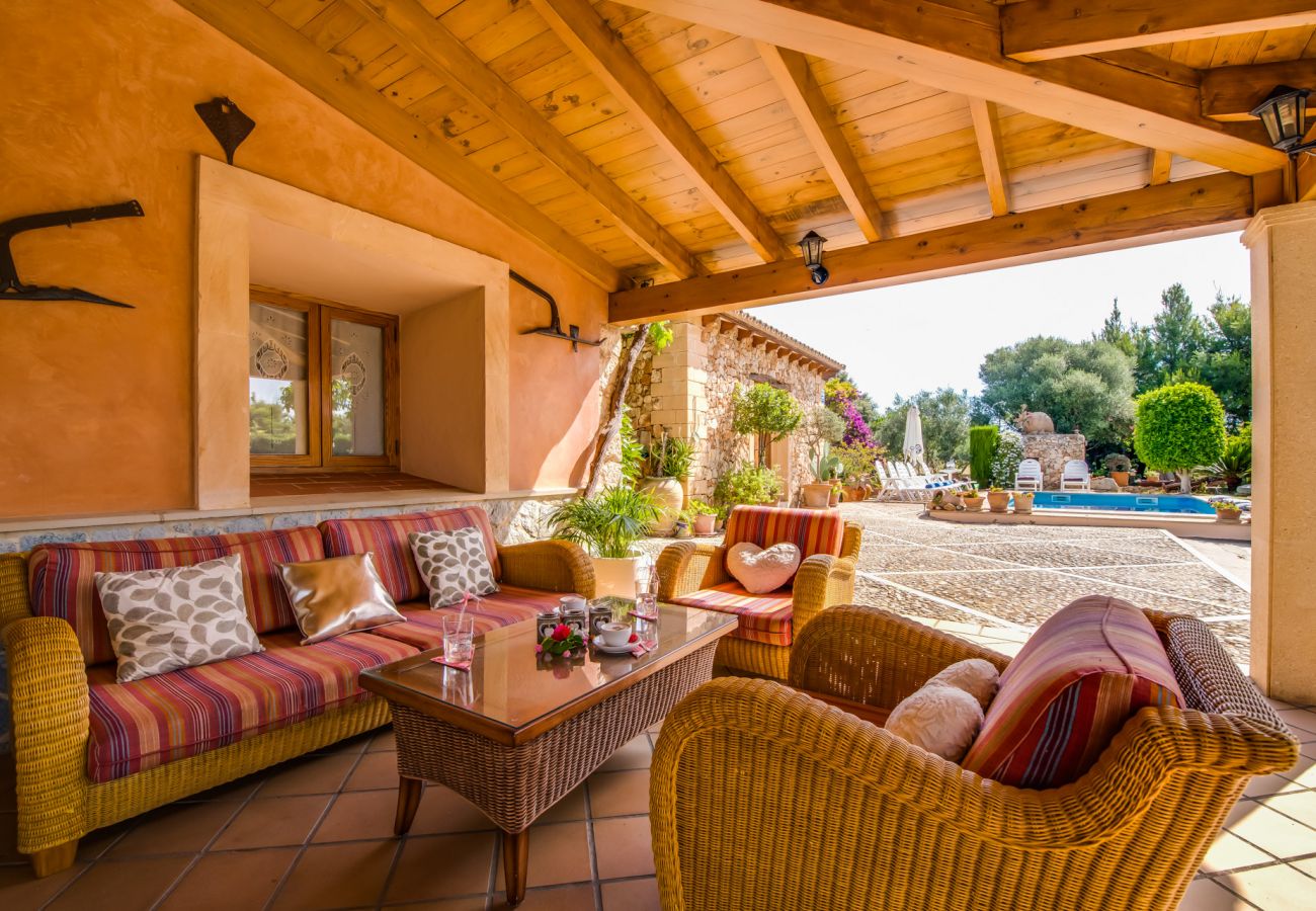 Domaine à Inca - Finca rurale à Majorque, Villa Erika avec piscine