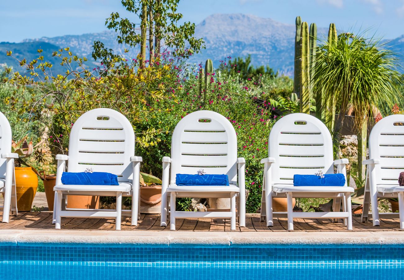 Domaine à Inca - Finca rurale à Majorque, Villa Erika avec piscine