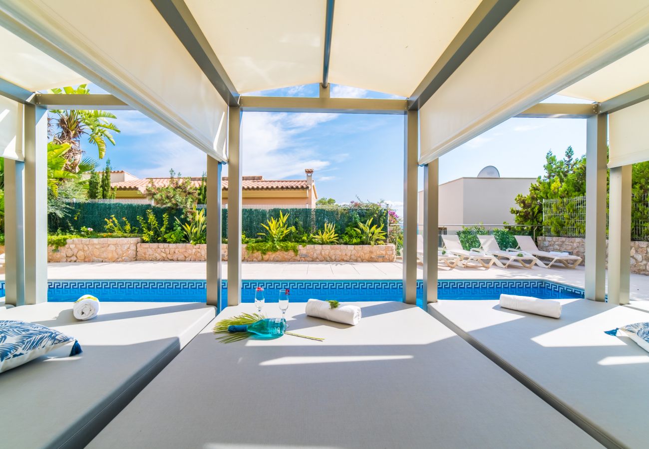 Maison à Alcudia - Maison avec vue sur la mer, Villa Sammy à Alcudia avec piscine et jacuzzi.