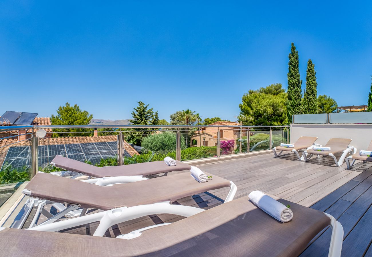 Maison à Alcudia - Maison près de la mer Xiscama avec jacuzzi à Alcudia.