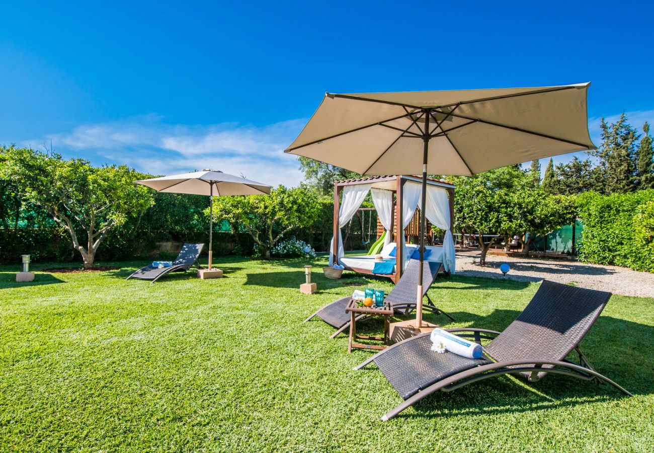 Domaine à Inca - Finca centrale à Majorque, Finca Alegre avec piscine