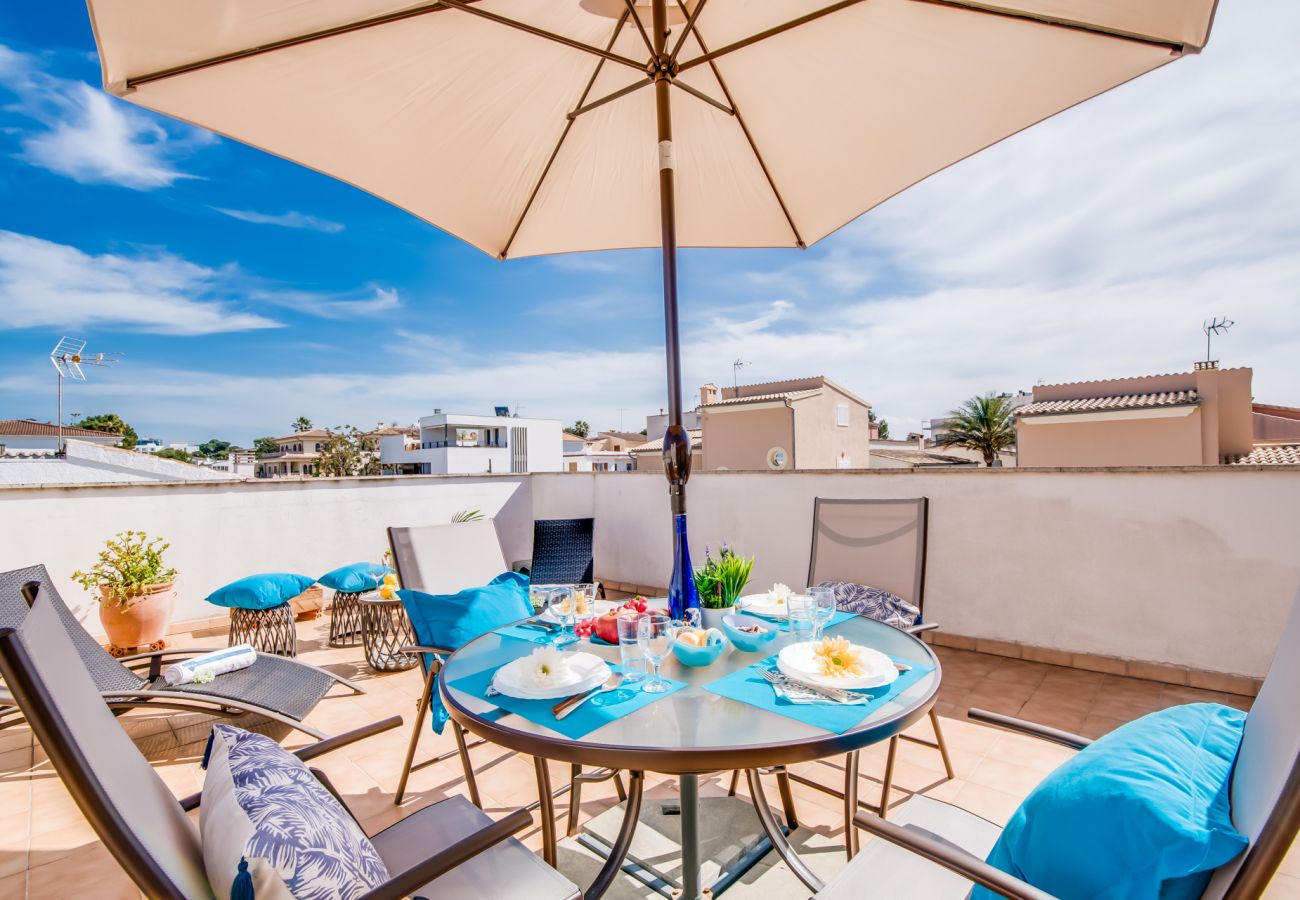 Appartement avec terrasse en bord de plage à Majorque