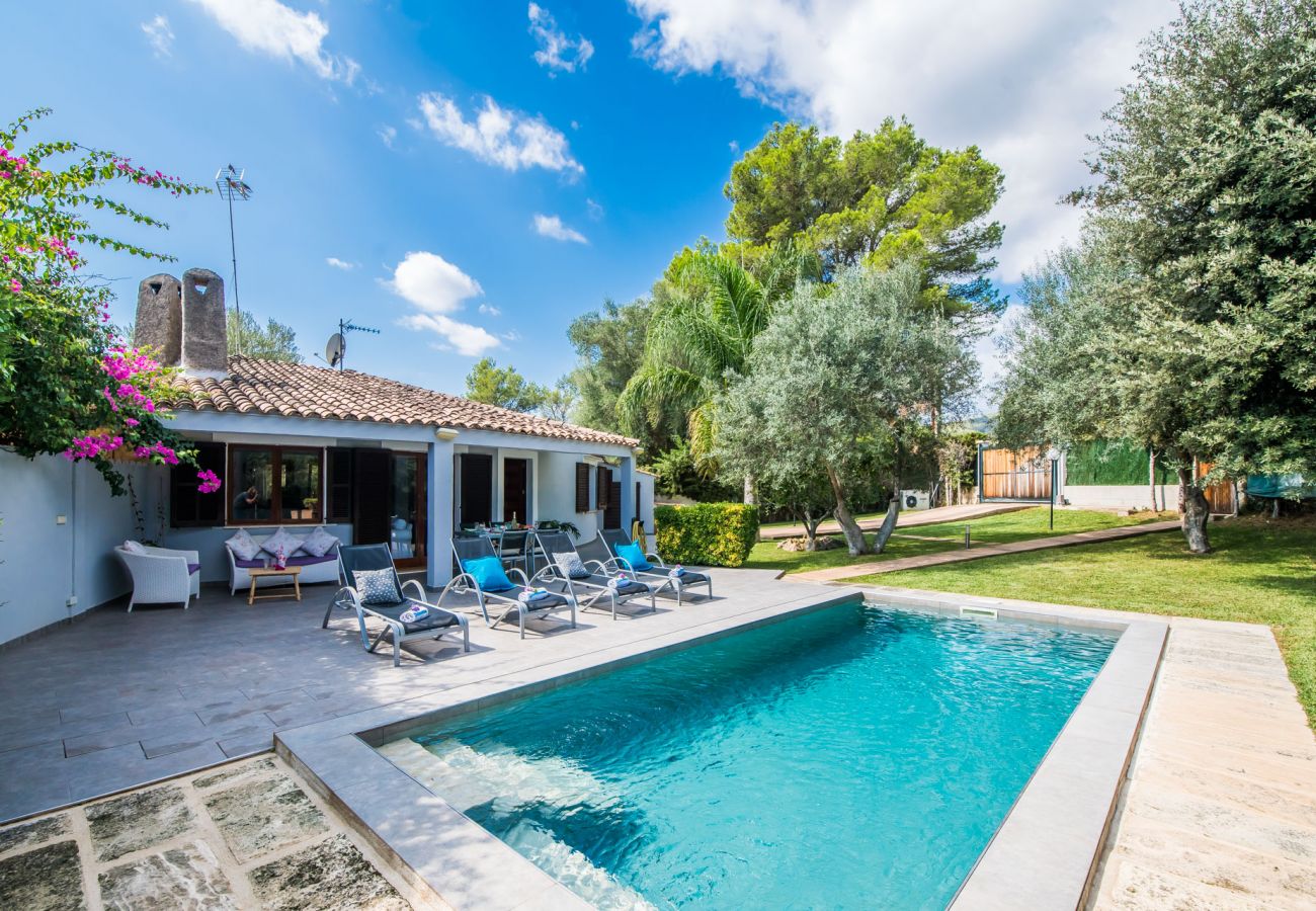 Maison à Crestatx - Maison avec piscine et jardin Casa Pequeña à Majorque.