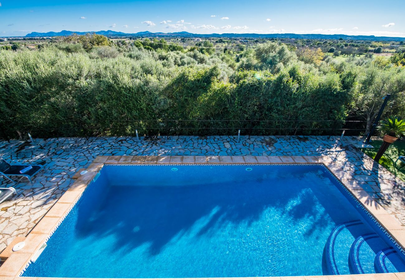 Domaine à Buger - Maison de campagne à Majorque Es Puchet avec piscine