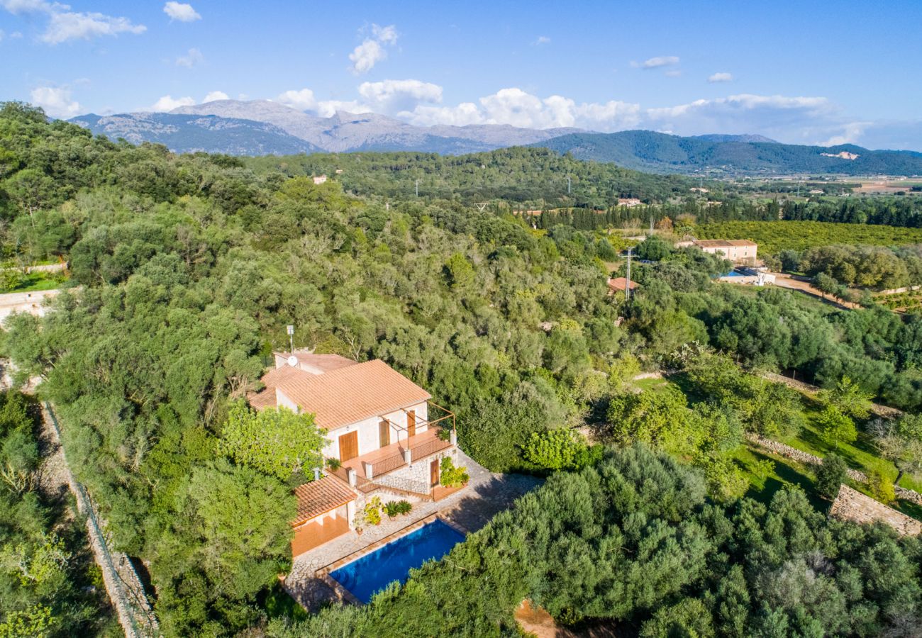 Domaine à Buger - Maison de campagne à Majorque Es Puchet avec piscine