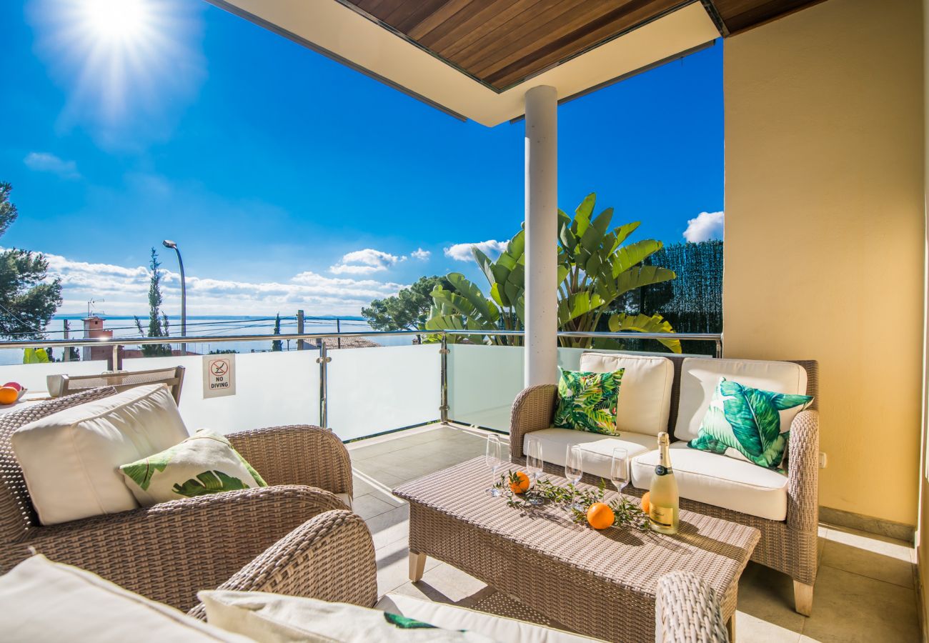 Maison à Puerto de Alcudia - Maison de luxe avec vue sur la mer, Villa Alcanada, à Alcudia.