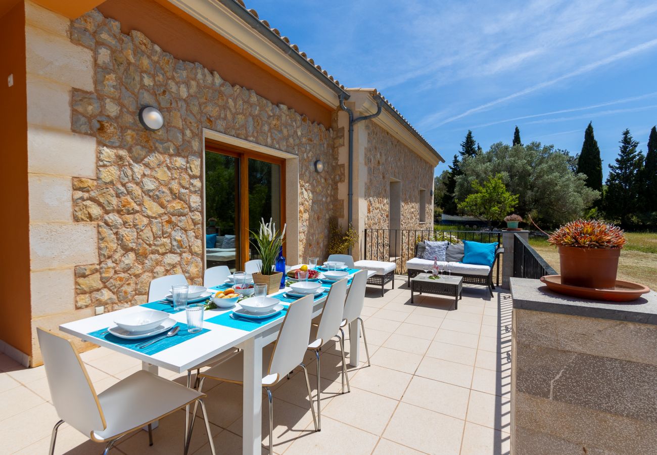 Domaine à Alcudia - Finca Alcudia Son Fe avec piscine et vue sur la montagne