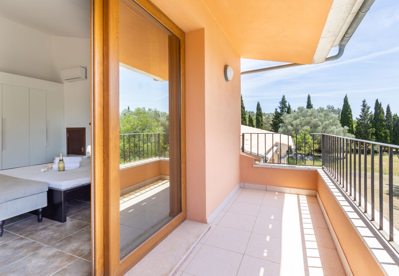 Domaine à Alcudia - Finca Alcudia Son Fe avec piscine et vue sur la montagne