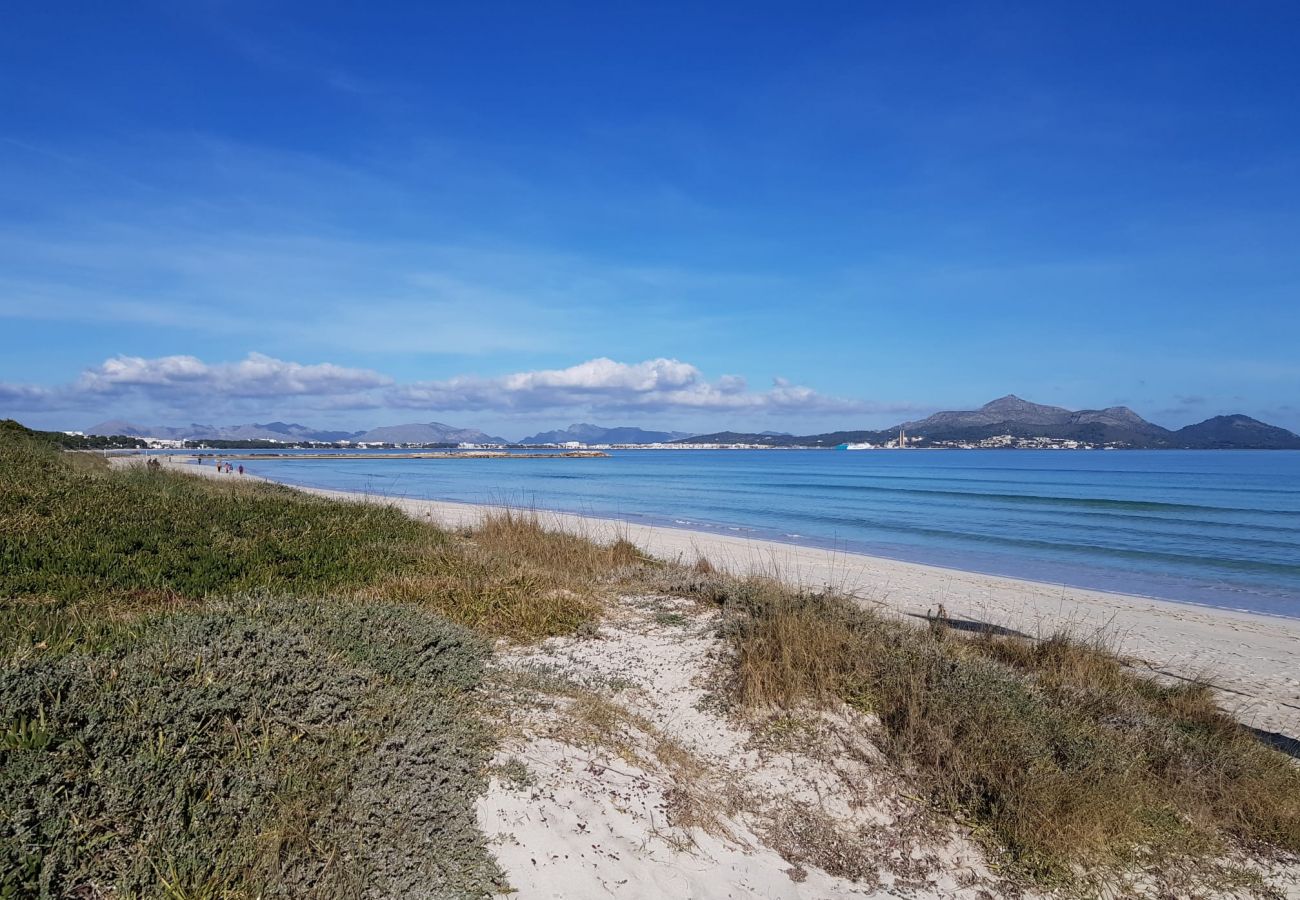 Domaine à Alcudia - Finca Alcudia Son Fe avec piscine et vue sur la montagne