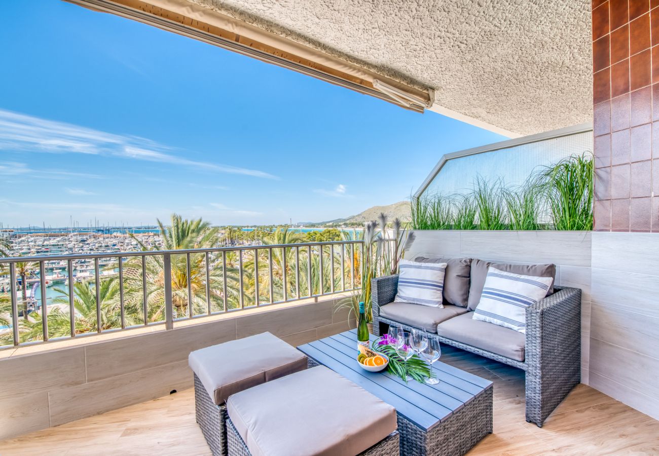 Appartement à Alcudia - Appartement Blue Sky avec vue sur la mer à Alcudia