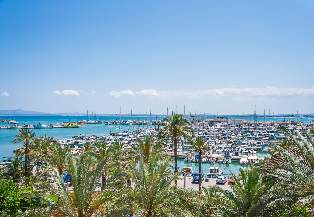 Appartement à Alcudia - Appartement Blue Sky avec vue sur la mer à Alcudia