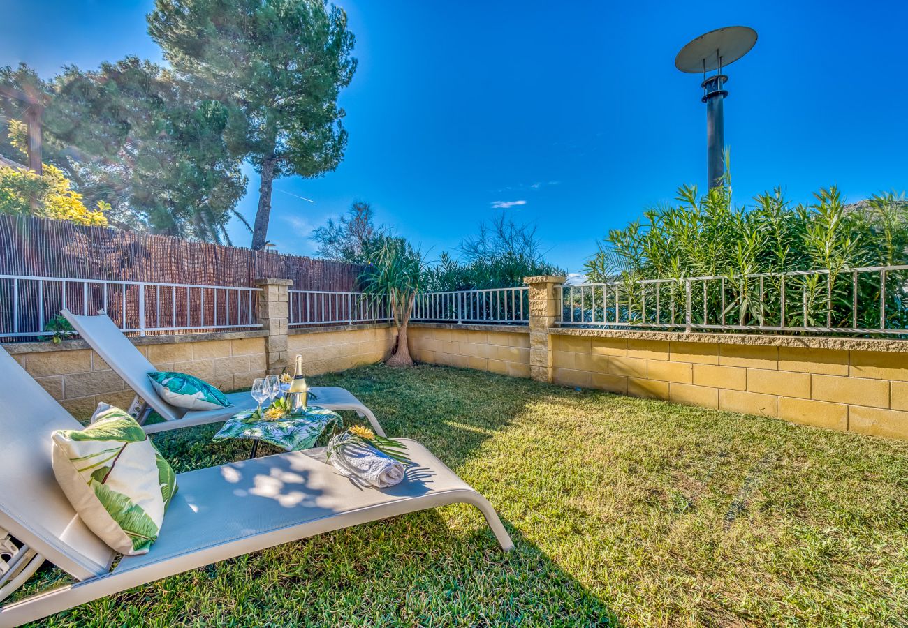 Maison à Alcudia - Maison près de la plage Nénuphars avec vue sur la montagne