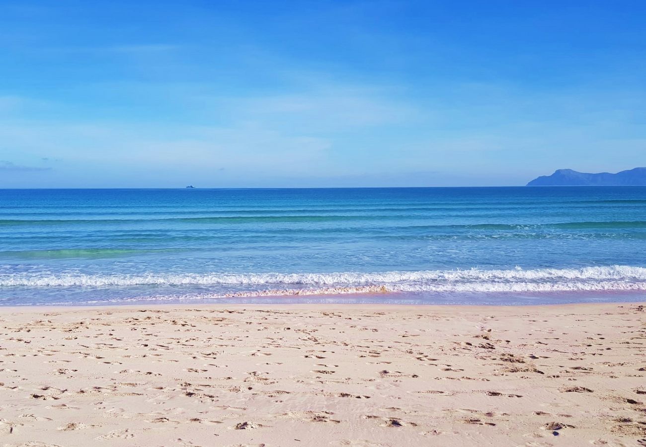 Maison à Alcudia - Maison près de la plage Nénuphars avec vue sur la montagne