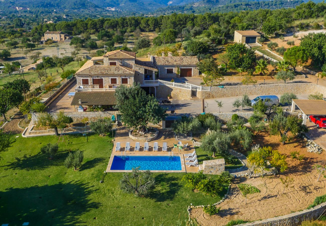 Domaine à Inca - Majorcan finca Es Putxet with pool in Mallorca 