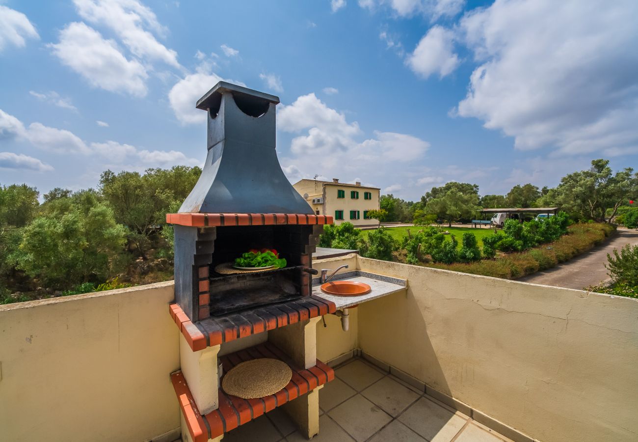 Domaine à Petra - Villa avec piscine privée et jolies vues à Sa Pleta à Majorque.