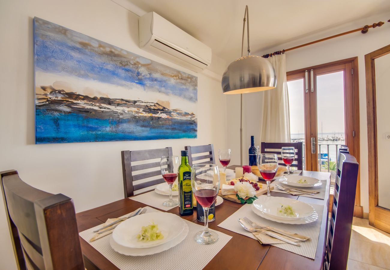 Appartement à Alcudia - Appartement Concha au port d'Alcudia, 2 personnes, proche de la plage.