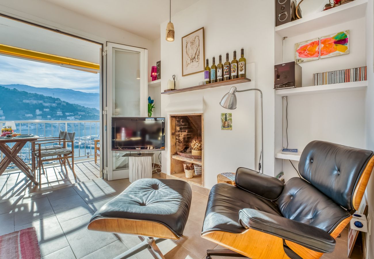 Appartement à Port de Sóller - Appartement Santa Catalina 46 à Puerto Soller avec vue sur la mer