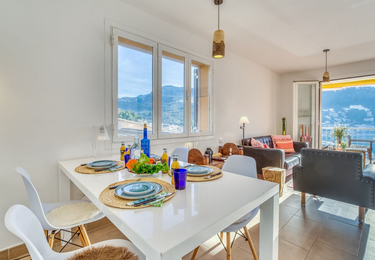 Appartement à Port de Sóller - Appartement Santa Catalina 46 à Puerto Soller avec vue sur la mer