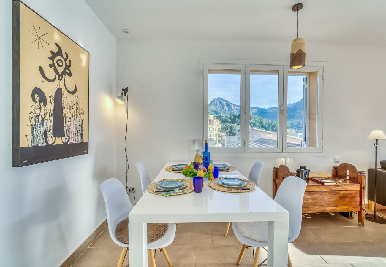 Appartement à Port de Sóller - Appartement Santa Catalina 46 à Puerto Soller avec vue sur la mer