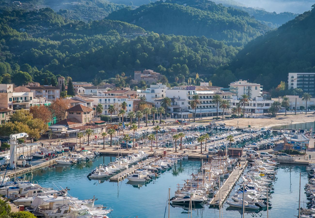 Appartement à Port de Sóller - Appartement Santa Catalina 46 à Puerto Soller avec vue sur la mer