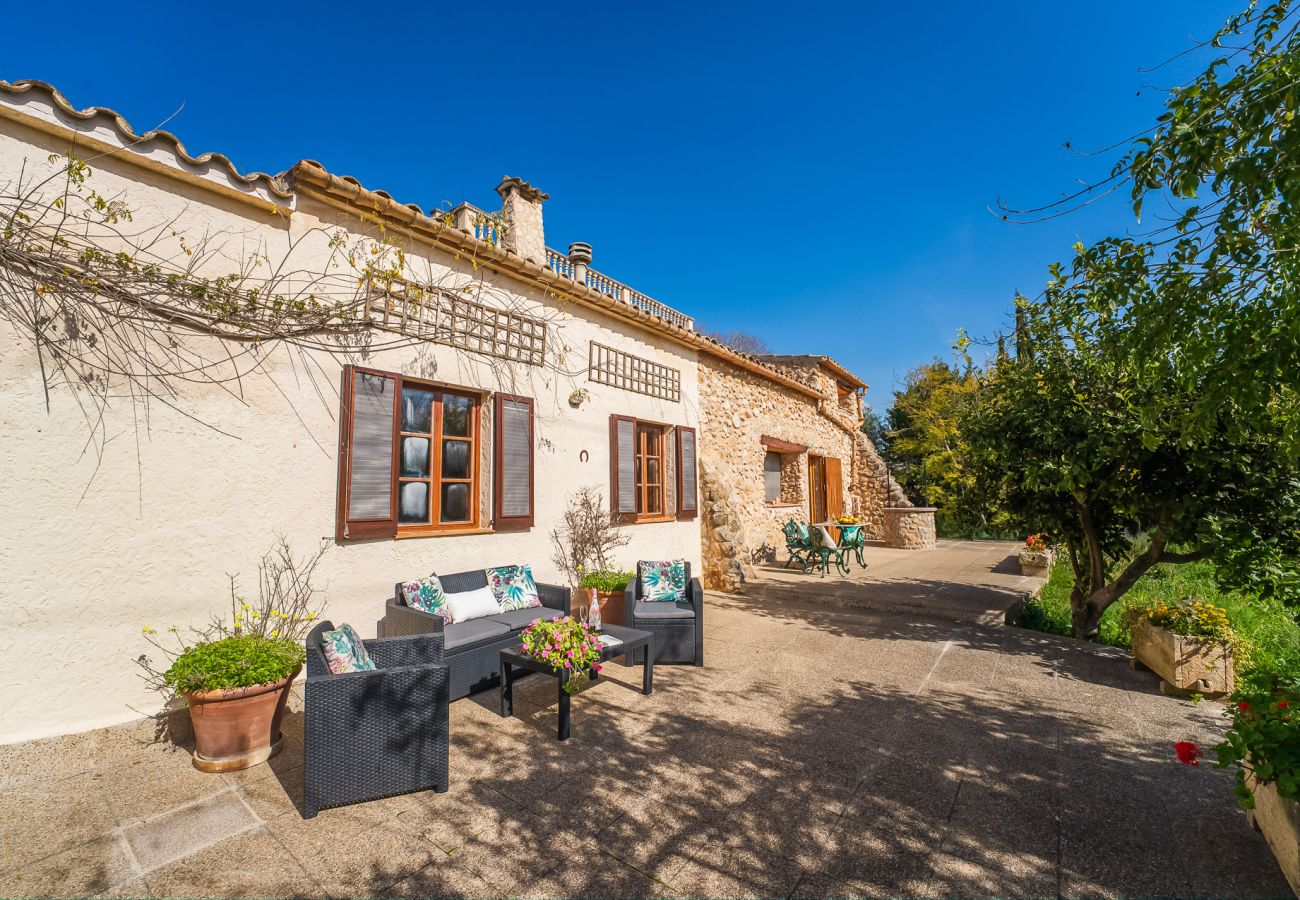 Domaine à Buger - Fermette rustique avec piscine Cas Mut à Mallorca