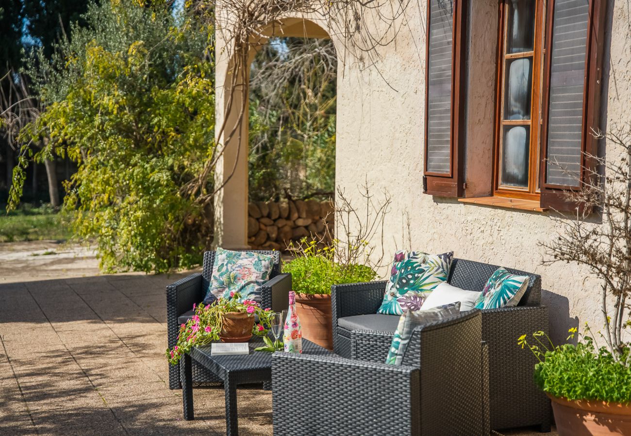 Domaine à Buger - Fermette rustique avec piscine Cas Mut à Mallorca